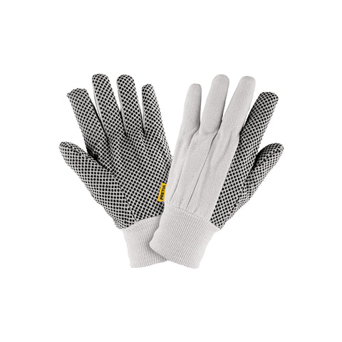 Guantes de algodón con puntos PVC en palma, unitalla, PRETUL | GU-455 | 20330