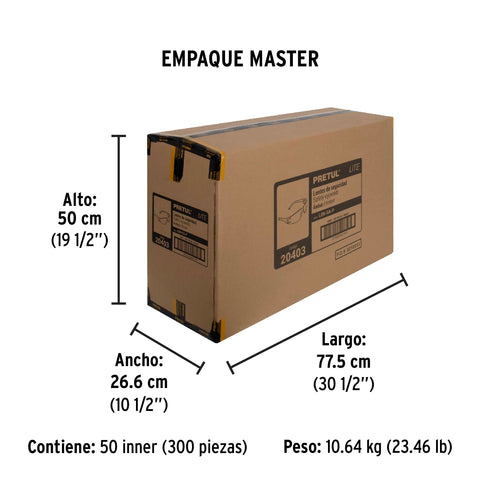 Lentes de seguridad ámbar, Pretul Lite | LEN-SA-P | 20403