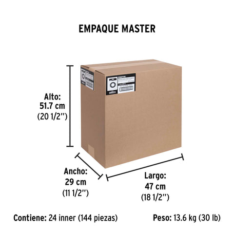 Cinta de aislar de 18 m x 19 mm, negra en blíster, Pretul | M-33P-B | 20523
