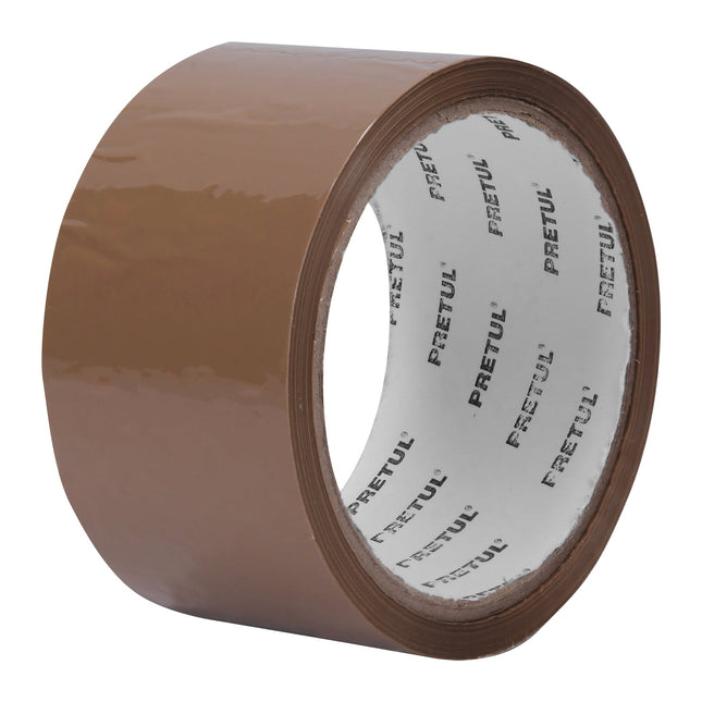 Cinta de empaque 48 mm x 40 m canela, Pretul (CCA-40P)