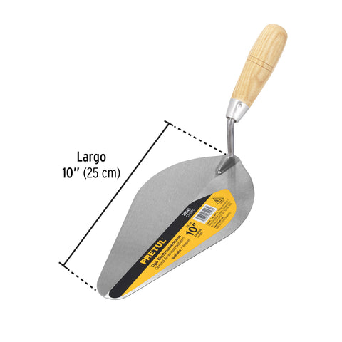 Cuchara para albañil 10' tipo Centroamericana, PRETUL | CT-10PC | 20545