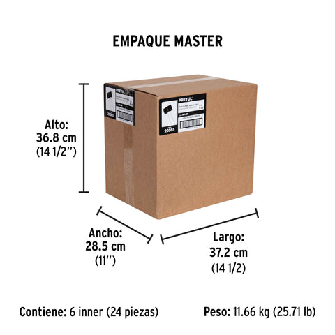 Mazo de hule, 8 oz, Pretul | MH-8P | 20565