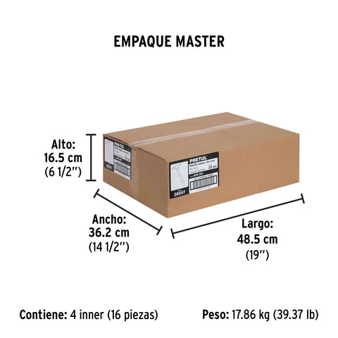 Martillo uña recta 20 oz, mango tubular, Pretul | MTR-20P | 20597