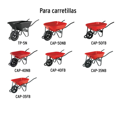 2 soportes calibre 16 para carretilla TP-5N y rojas PRETUL | SL-45/50-RP | 20633