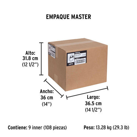Cinta masking tape de 1' x 50 m, Pretul | MSK-1P | 20670
