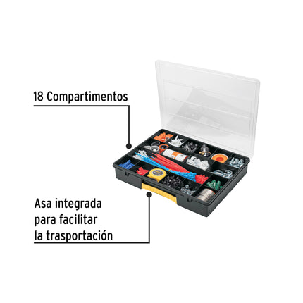 Organizador 14' con 18 compartimentos, Pretul | ORG-18P | 20679