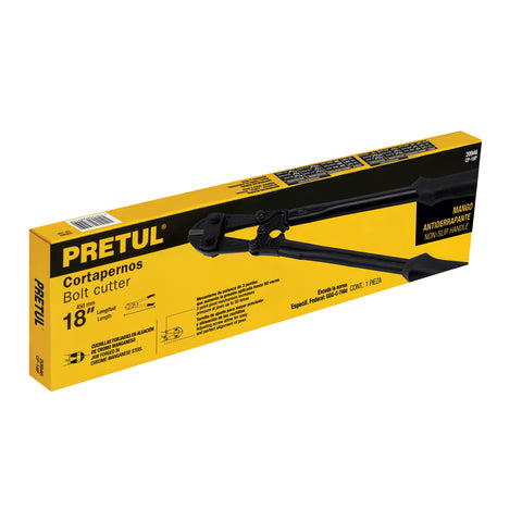 Cortapernos 18', mango tubular, PRETUL | CP-18P | 20946