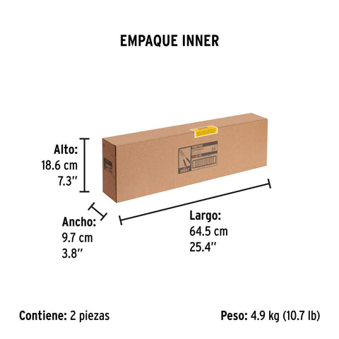Cortapernos 24', mango tubular, PRETUL | CP-24P | 20947