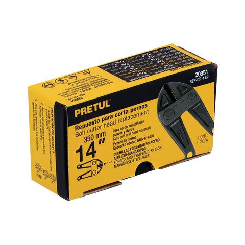 Cuchillas de repuesto para cortapernos 14', Pretul | REP-CP-14P | 20951