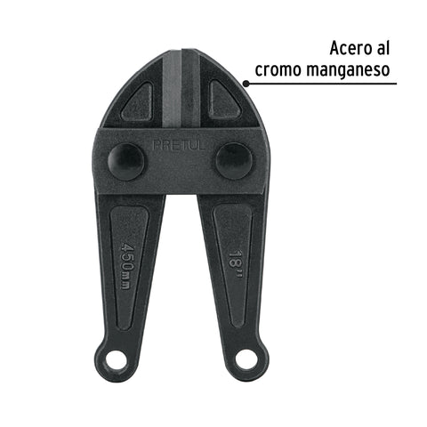 Cuchillas de repuesto para cortapernos 18', Pretul | REP-CP-18P | 20952