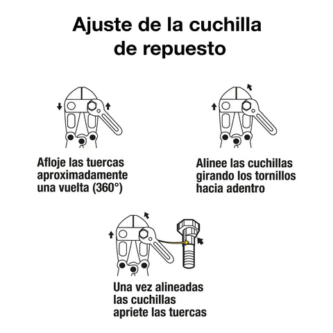 Cuchillas de repuesto para cortapernos 30', Pretul | REP-CP-30P | 20954