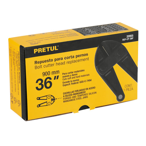 Cuchillas de repuesto para cortapernos 36', Pretul | REP-CP-36P | 20955