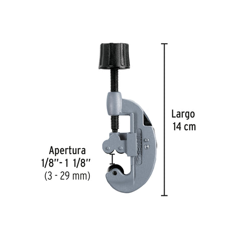 Cortador de tubo de cobre 1/8' a 1-1/8' cuchilla 17mm,Pretul | COT-P | 20960