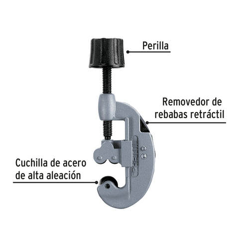 Cortador de tubo de cobre 1/8' a 1-1/8' cuchilla 17mm,Pretul | COT-P | 20960