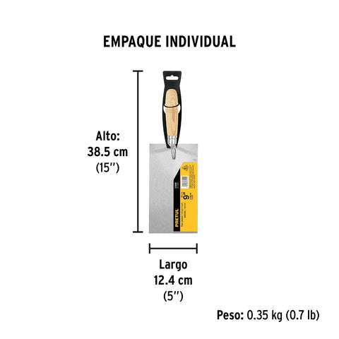 Cuchara para albañil 9' yesera, PRETUL | CT-9YP | 21049