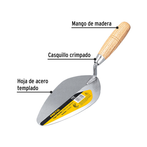 Cuchara para albañil 8' tipo Mérida, PRETUL | CT-8PM | 21058