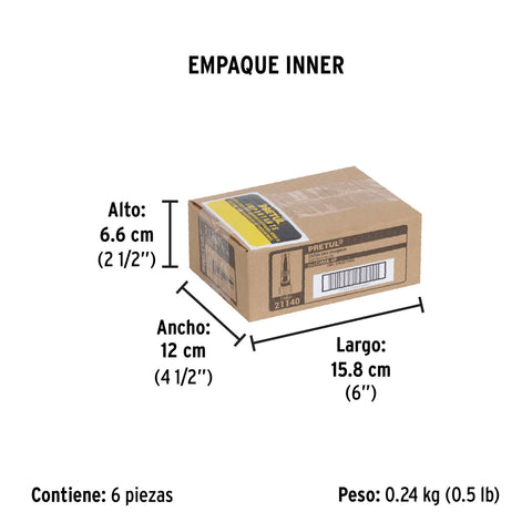 Chiflón 4' de plástico para manguera, Pretul | CHMA-4P | 21140