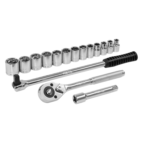 Juego de 16 herramientas 1/2' mm para mecánico, Pretul | JD-1/2X17MM-P | 21174
