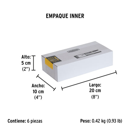 Desarmador de cruz 3/16 x 4' mango de PVC, Pretul | DP-3/16X4TP | 21473