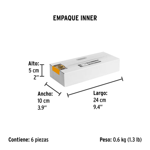 Desarmador de cruz 1/4 x 4' mango de PVC, Pretul | DP-1/4X4TP | 21474