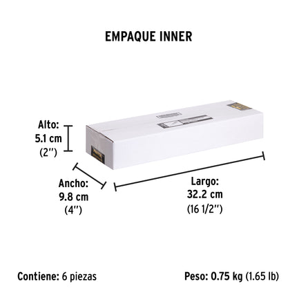 Desarmador de cruz 1/4 x 8' mango de PVC, Pretul | DP-1/4X8TP | 21475