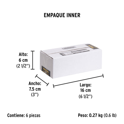Desarmador de cruz 1/4 x 1-1/2' mango de PVC, Pretul | DP-1/4X1-1/2TP | 21476