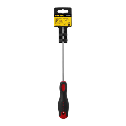 Desarmador plano 3/16 x 6' mango Comfort Grip, Pretul | DR-3/16X6BP | 21479