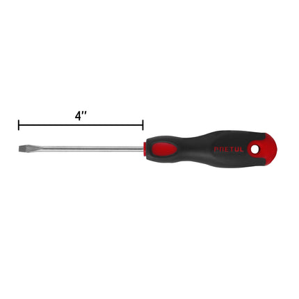 Desarmador plano 3/16 x 4' mango Comfort Grip, Pretul | DR-3/16X4BP | 21480