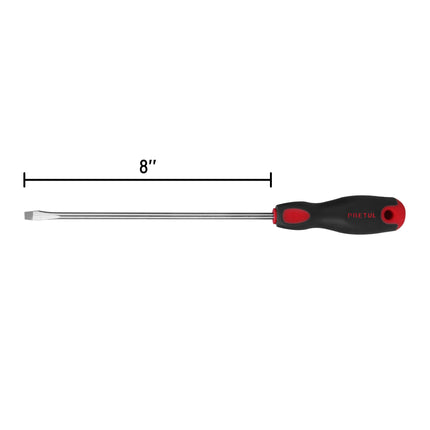 Desarmador plano 1/4' x 8'mango Comfort Grip, Pretul | DR-1/4X8BP | 21482