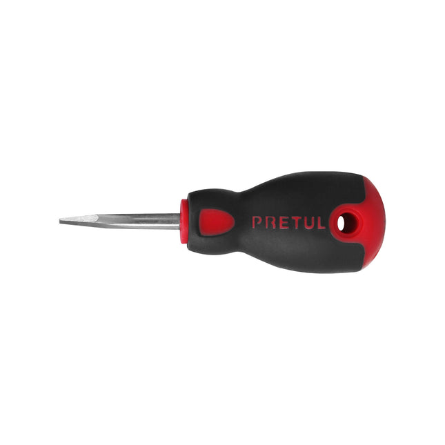 Desarmador plano 1/4' x 1-1/2'mango Comfort Grip, Pretul | DR-1/4X1-1/2BP | 21483