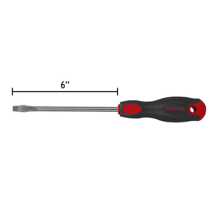 Desarmador plano 5/16' x 6' mango Comfort Grip, Pretul | DR-5/16X6BP | 21485