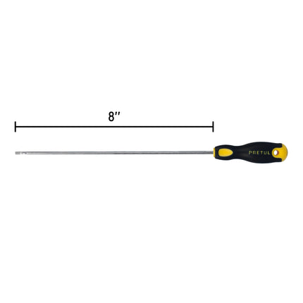 Desarmador cabinet 1/8 x 8' mango Comfort Grip, Pretul | DG-1/8X8BP | 21488