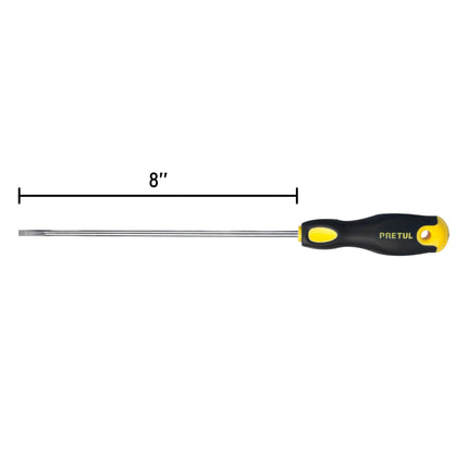 Desarmador cabinet 3/16 x 8' mango Comfort Grip, Pretul | DG-3/16X8BP | 21491