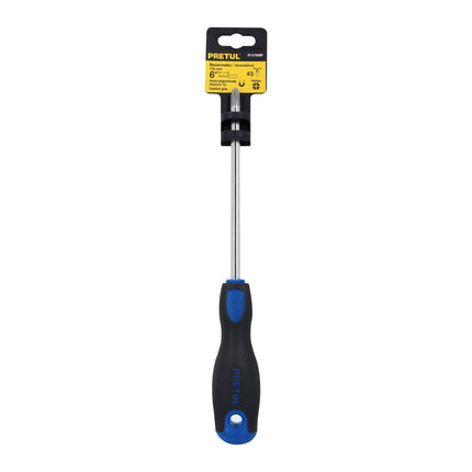 Desarmador de cruz 5/16' x 6' mango Comfort Grip, Pretul | DP-5/16X6BP | 21492