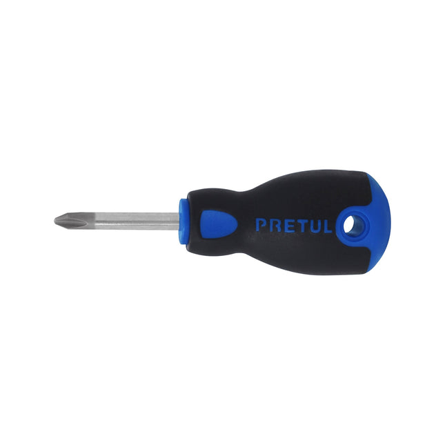 Desarmador de cruz 1/4' x 1-1/2' mango Comfort Grip, Pretul | DP-1/4X1-1/2BP | 21498