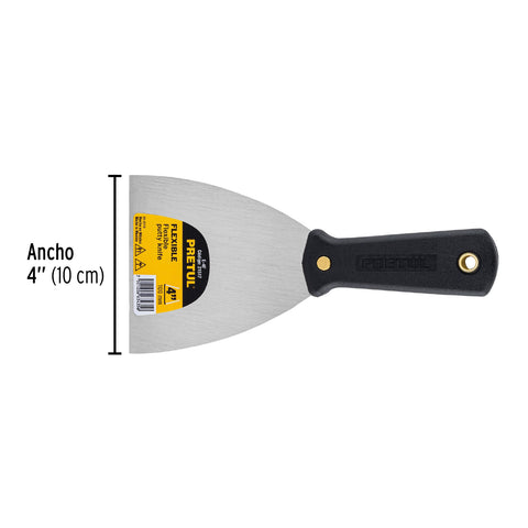 Espátula flexible 4' con mango de plástico, Pretul | E-4F | 21517