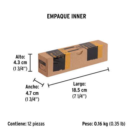 Brocha uso general de 1/2' con mango de plástico, Pretul (BRP-1/2)