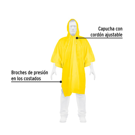 Poncho o capamanga ligero de PVC, Pretul | PONCHO-P | 21541