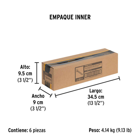 Llave ajustable (perico) 12' cromada, Pretul | PET-12P | 21817