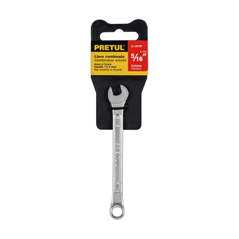 Llave combinada 5/16' x 120 mm de largo, Pretul | LL-2010P | 21881