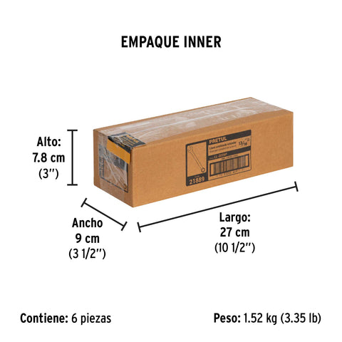 Llave combinada 13/16' x 250 mm de largo, Pretul | LL-2026P | 21889