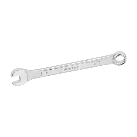Llave combinada 8 mm x 120 mm de largo, Pretul | LL-2008MP | 21902