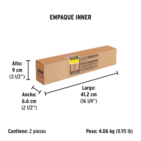 Llave stilson 18' cuerpo de hierro maleable, Pretul | STI-18P | 22014