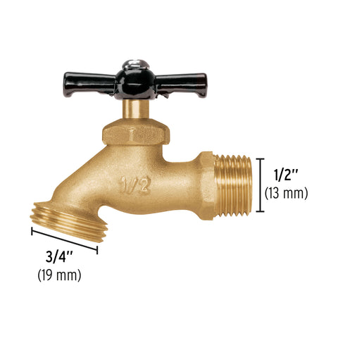 Llave p/manguera, de latón, 100g, 1/2', granel, PRETUL | LL-JAR-P | 22146