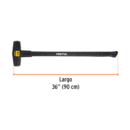 Marro tipo Nevada 6 lbs. mango 36', Pretul | MD-6MP | 22203