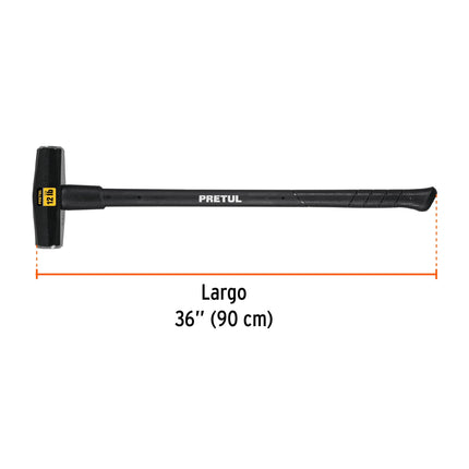 Marro tipo Nevada 12 lbs. mango 36', Pretul | MD-12MP | 22207