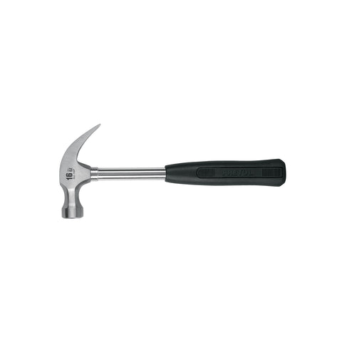 Martillo pulido, 16 oz, uña curva, mango tubular, Pretul | SJ-16P | 22270