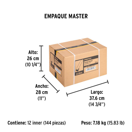 Cutter 18 mm plástico, Pretul (CUT-6PB)