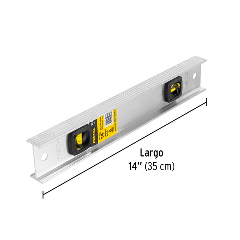 Nivel de 14' con cuerpo de aluminio, Pretul | NP-14P | 22456