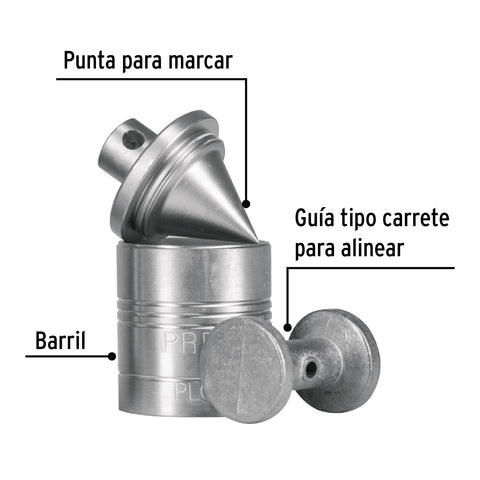 Plomada metálica de 310 g con centro, Pretul | PLOM-2Z | 22462